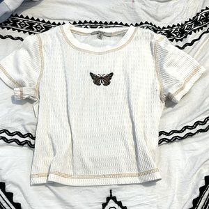 Papaya butterfly top